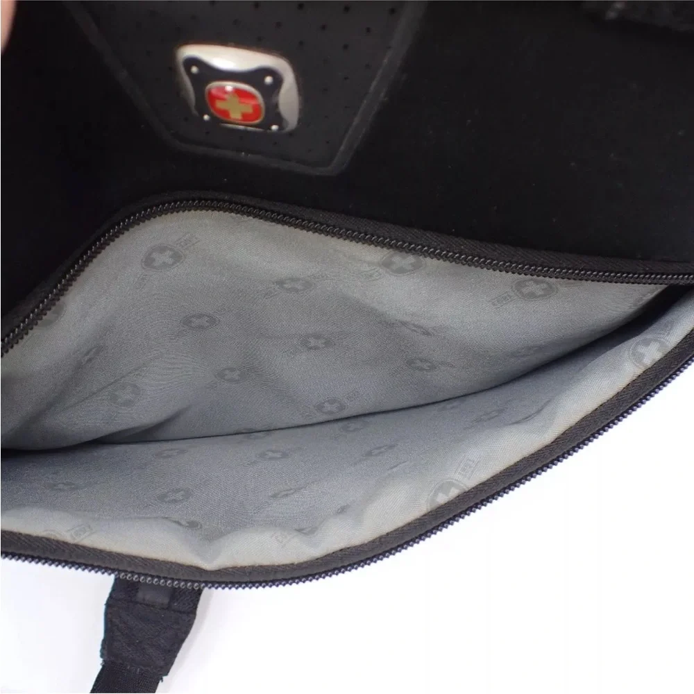 Swiss Gear Wenger Laptop Tablet Case Padded Black Shoulder Strap Crossbody